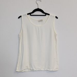 Vintage Sarah B Studio Cream Blouse Size Small